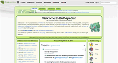 Desktop Screenshot of bulbapedia.bulbagarden.net