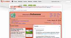 Desktop Screenshot of bulbanews.bulbagarden.net